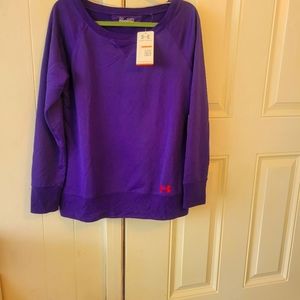 *NWT* Under Armour Women's Sweatshirt, Med, Purple